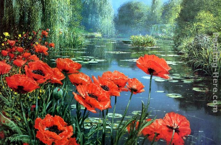 Red Poppies painting - 2011 Red Poppies art painting
